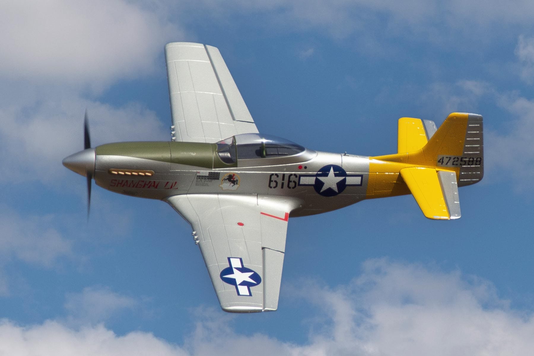 FlightLine P-51D Mustang 850mm (33) Wingspan - PNP [FLW101P
