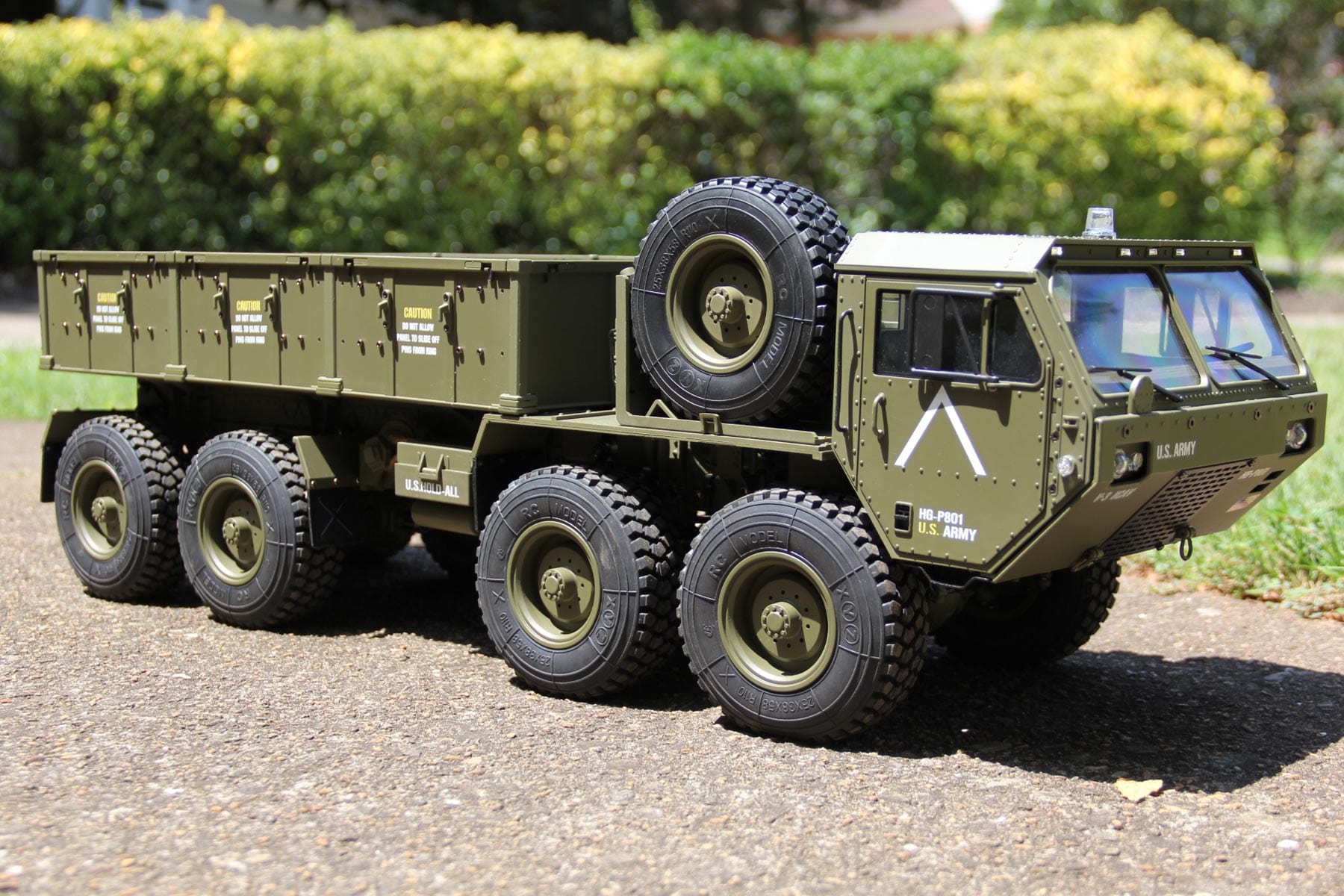 Heng Guan US Military HEMTT Green 1 12 Scale 8x8 Heavy Tactical Dump Truck RTR HGN P803APRO Motion RC Europe
