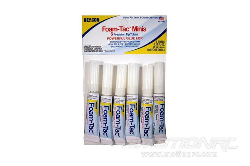 Beacon Foam-Tac Glue - 6 Mini Tubes 54947-000000