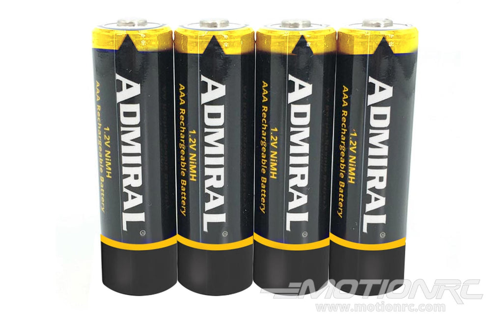 Admiral 750mAh 1.2V NiMH AAA Rechargeable Batteries (4 Pack) ADM6025-005