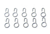 Bancroft DF65 V6-V8 Stainless Steel Sail Clew Hooks 2025 Version (10) BNC1048-195