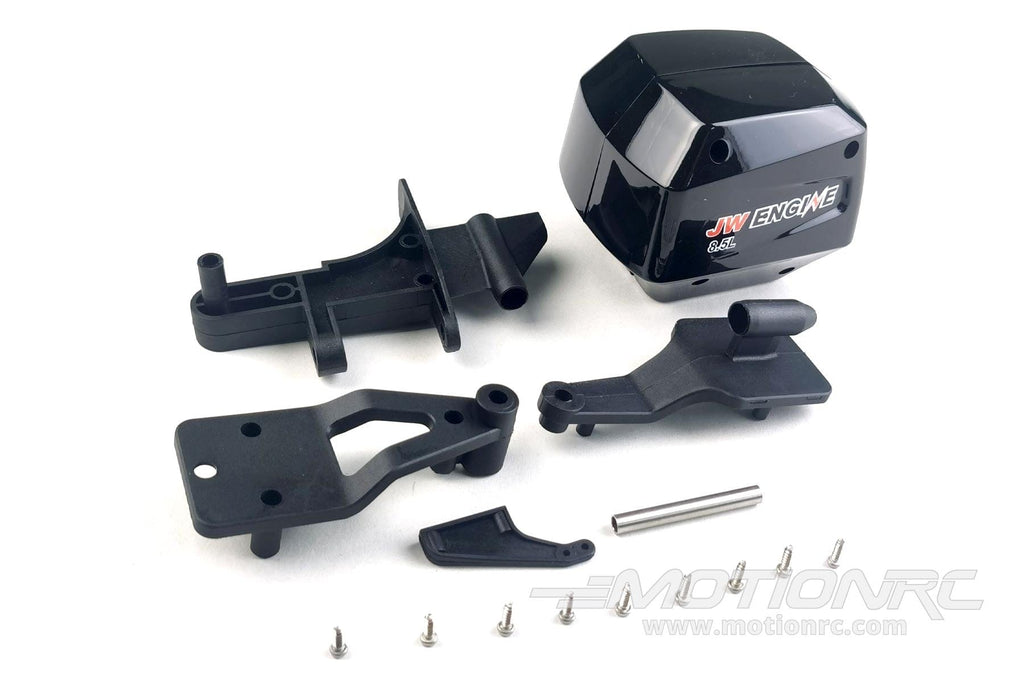 Bancroft Mad Flow V3 Scale Outboard Engine, Rudder, and Rear Shaft Set BNC1030-108