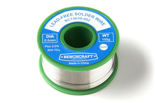 BenchCraft Lead-Free Solder with .5mm diameter 100g/Reel BCT5030-002