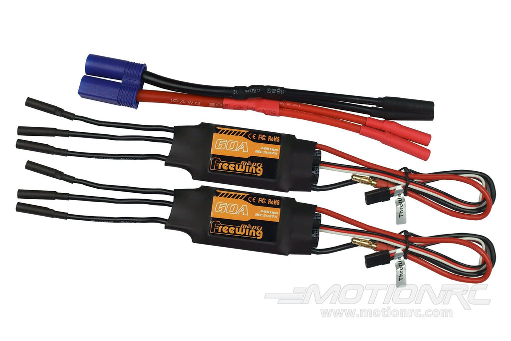 Freewing 70mm EDF Me 262 60A Dual Brushless ESCs 262D002001