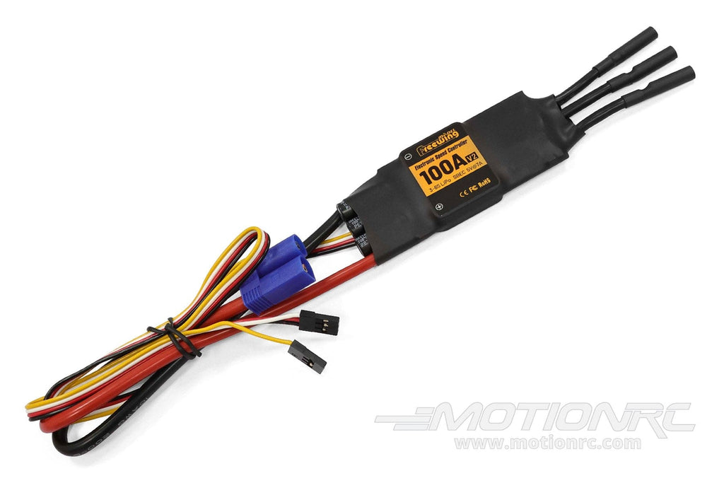 Freewing 80mm EDF Thrust Reversing 100A ESC with 7A BEC 057D002001