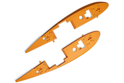 Freewing 90mm EDF Ares 3D Fuselage Plastic Fixed Part for Main Wing - Yellow FJ32321095