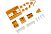 Freewing 90mm EDF Ares 3D Plastic Parts Set - Yellow FJ323210912