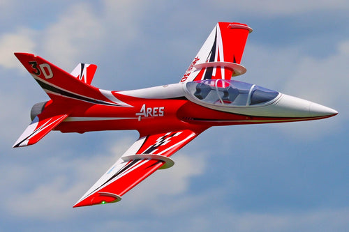 Freewing Ares 3D Red Ultra Performance 8S 90mm EDF Jet - PNP FJ32312P