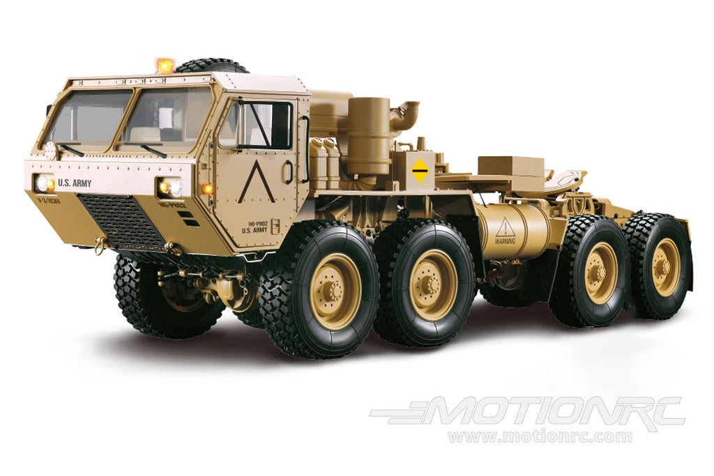 Heng Guan US Military HEMTT Tan 1/12 Scale 8x8 Heavy Tactical Truck - RTR HGN-P802PRO