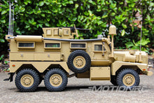 Lade das Bild in den Galerie-Viewer, Heng Guan US Military MRAP Tan 1/12 Scale 6x6 Armored Tactical Vehicle - RTR HGN-P602PRO

