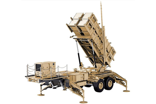 Heng Guan US Military Tan 1/12 Scale Missile Launcher Trailer - KIT HGN-P805TAN