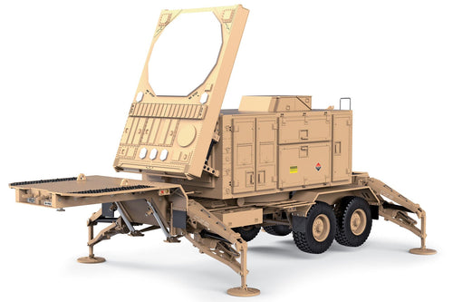Heng Guan US Military Tan 1/12 Scale Radar Array Trailer - KIT HGN-P804TAN