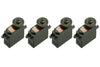 Hitec D89MW 32-Bit Wide Digital Voltage Metal Gear Micro Servo Multi-Pack (4 Servos) HRC6005-036