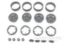 Load image into Gallery viewer, Hobby Plus 1/18 Scale Grey Deep Star 1.2&quot; Beadlock Wheels HBP240501
