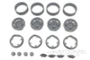 Hobby Plus 1/18 Scale Grey Deep Star 1.2" Beadlock Wheels HBP240501