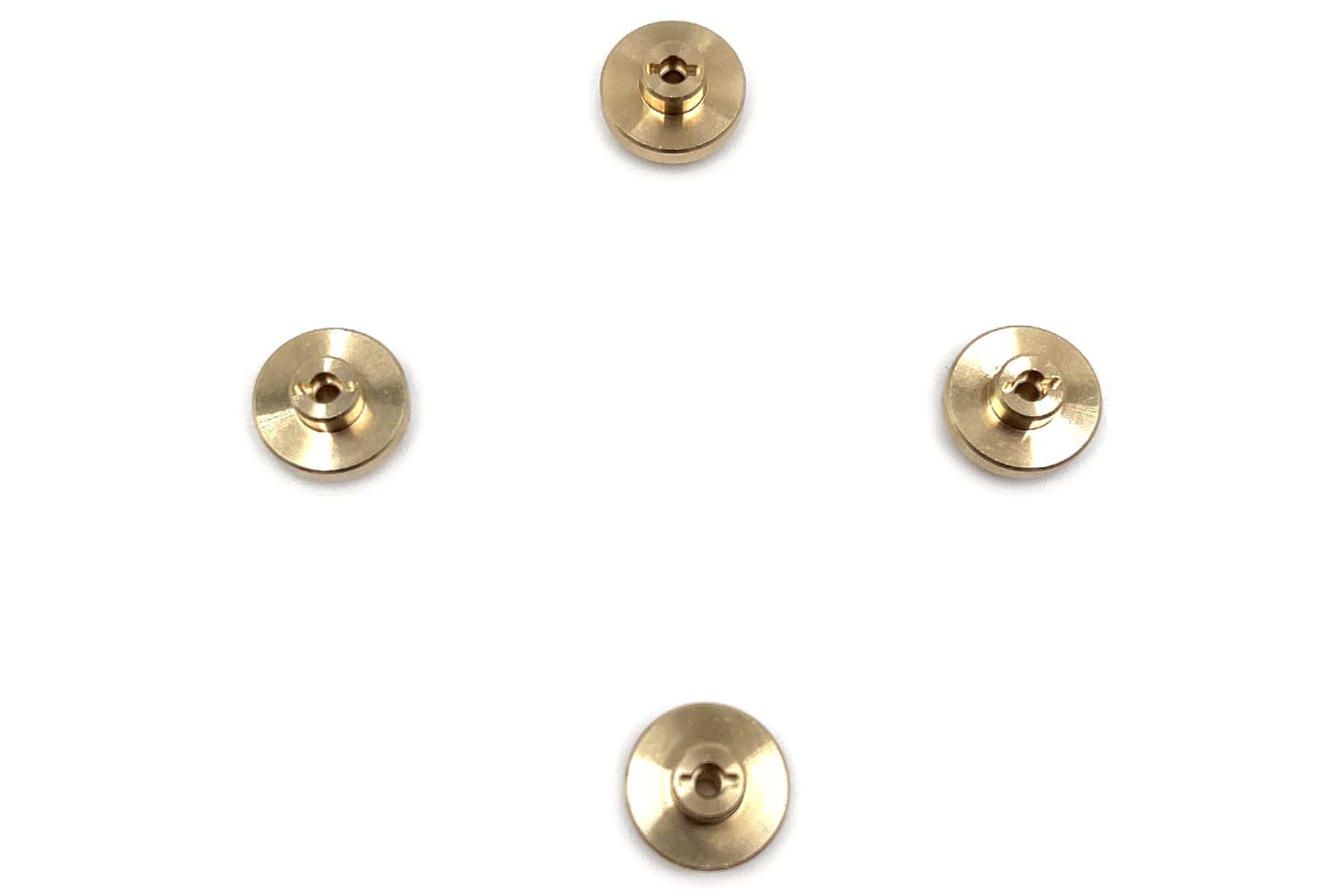 Hobby Plus 1/18 Scale Optional Brass Hex with 1.5mm Pin (+10mm) HBP240498