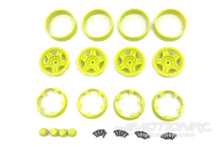Load image into Gallery viewer, Hobby Plus 1/18 Scale Yellow Deep Star 1.2&quot; Beadlock Wheels HBP240502
