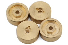 Load image into Gallery viewer, Hobby Plus CR-18P Machined Brass Wheel 7mm Hex Set (4) HBP240511
