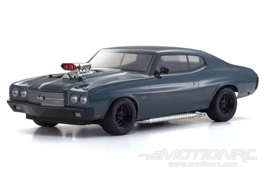 Kyosho Fazer Mk2 FZ02L VE 1970 Chevelle Supercharger Dark Blue 1/10 Scale 4WD Car - RTR KYO34494T1