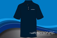 Load image into Gallery viewer, Motion RC Logo Embroidered Polo Shirt - Navy MRC7015-002-M
