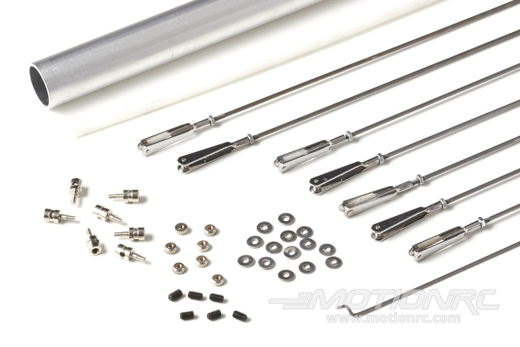 Nexa 1500mm CAP 10 Red/White Pushrod and Linkage Set NXA1032-112