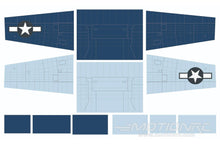 Lade das Bild in den Galerie-Viewer, Nexa 1535mm F6F Hellcat Covering Set - Wing NXA1010-109
