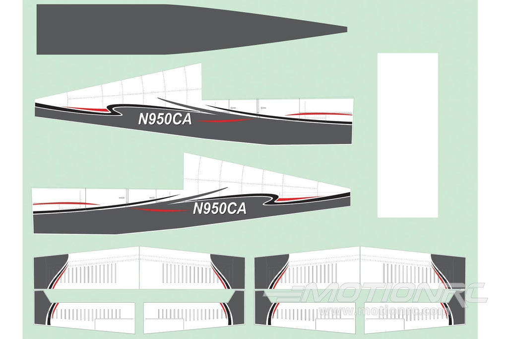 Nexa 1580mm G35 Sport V-Tail Covering Set (Fuselage and Tail) NXA1030-107