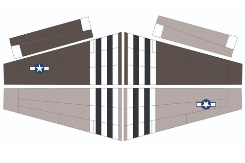 Nexa 1800mm Douglas C-47 Covering Set - Wing NXA1012-110