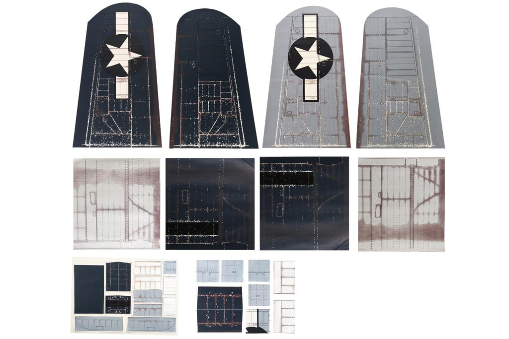Nexa 1800mm F4U Corsair "Big-Hog" Covering Set - Wing NXA1074-108