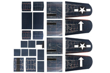 Load image into Gallery viewer, Nexa 1800mm F4U Corsair &quot;White 167&quot; Covering Set - Wing NXA1074-208
