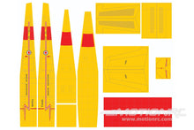 Lade das Bild in den Galerie-Viewer, Nexa 1870mm DHC-6 Twin Otter Canadian Yellow Covering Set (Fuselage &amp; Tail) NXA1004-109
