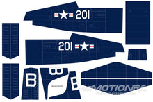 Lade das Bild in den Galerie-Viewer, Nexa 2020mm F8F Bearcat Covering Set (Fuselage &amp; Tail) NXA1006-109
