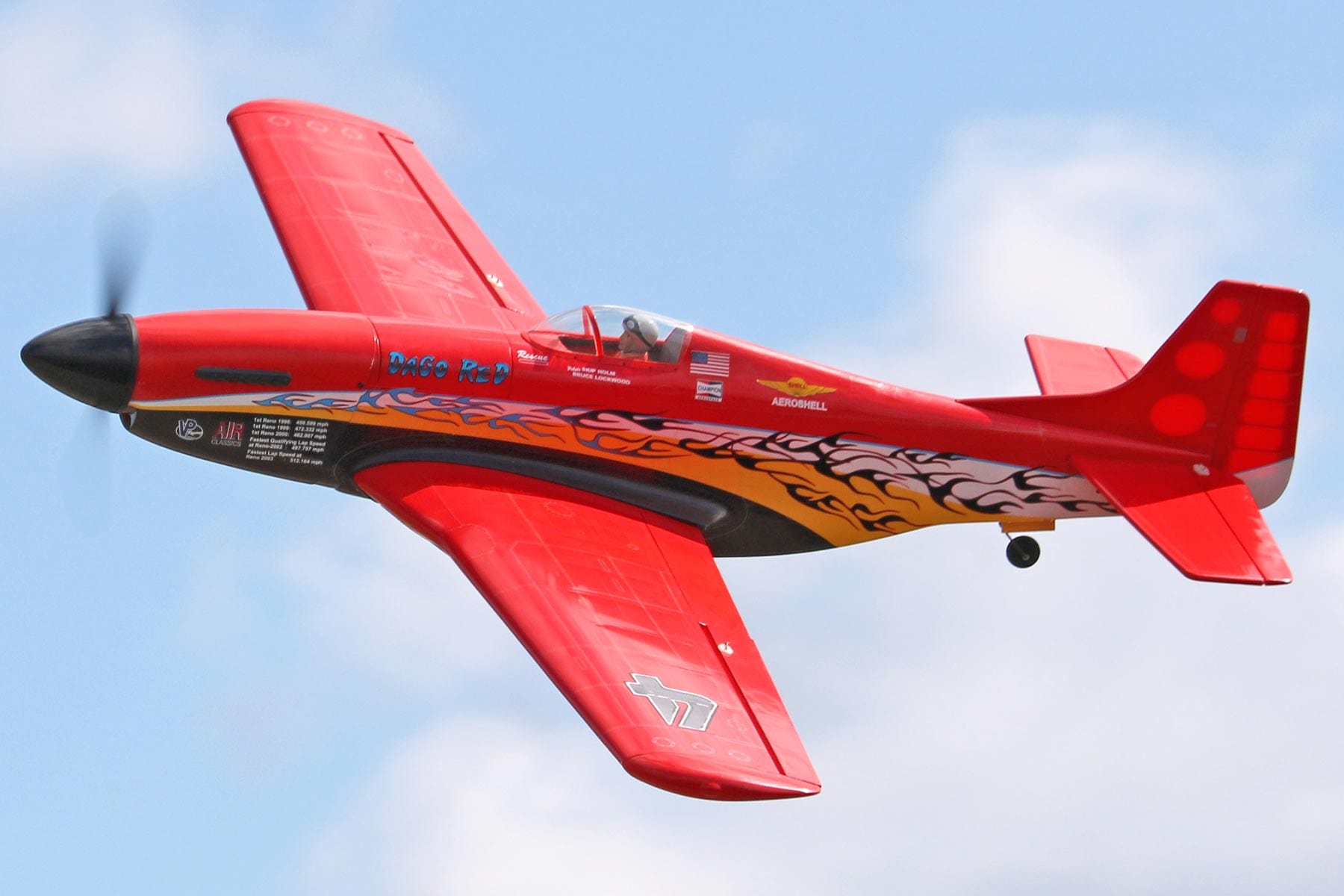 Nexa P-51 Mustang Dago Red 1580mm (62