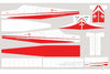 Nexa Pilatus 1580mm PC-6 Swiss Covering Set (Fuselage and Tail) NXA1054-108