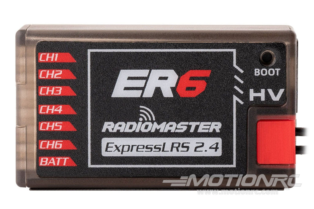 RadioMaster ER6 6-Channel ELRS (LBT) PWM Receiver HP0157-RX-ER6-LBT