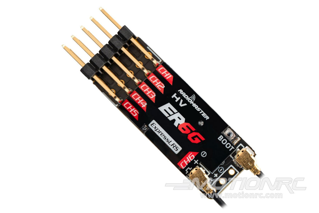 RadioMaster ER6G 6-Channel ELRS (LBT) PWM Receiver HP0157-RX-ER6-G-LBT