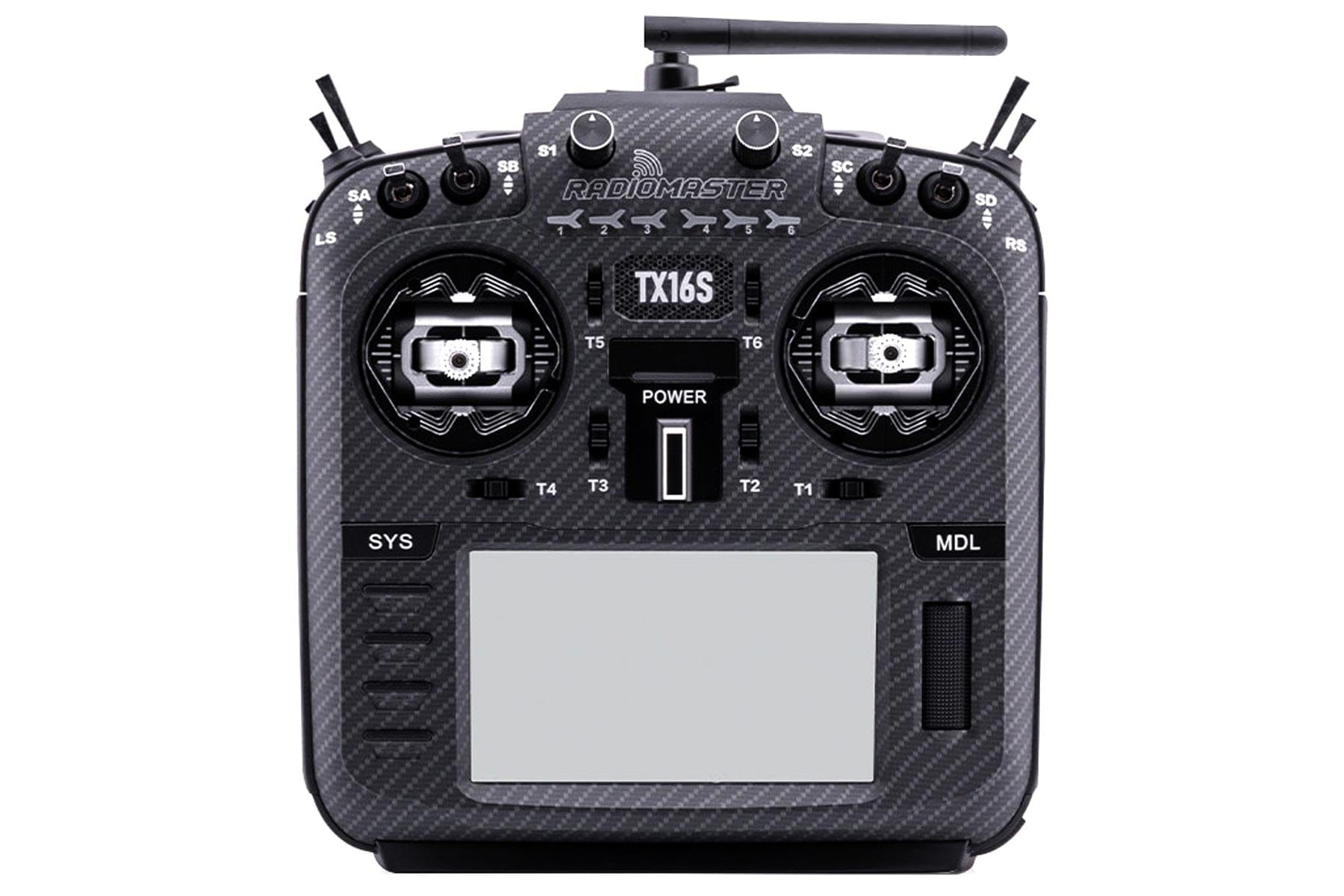 RadioMaster TX16S MKII MAX AG01 16-Channel ELRS (LBT) Transmitter - Black HP0157-0026-BLK-LBT