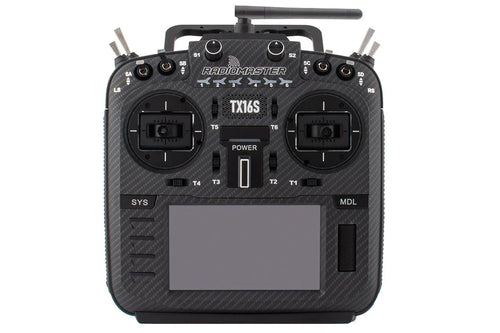 RadioMaster TX16S MKII MAX HALL V4.0 16-Channel ELRS (LBT) Transmitter - Black HP0157-0024-BLK-LBT