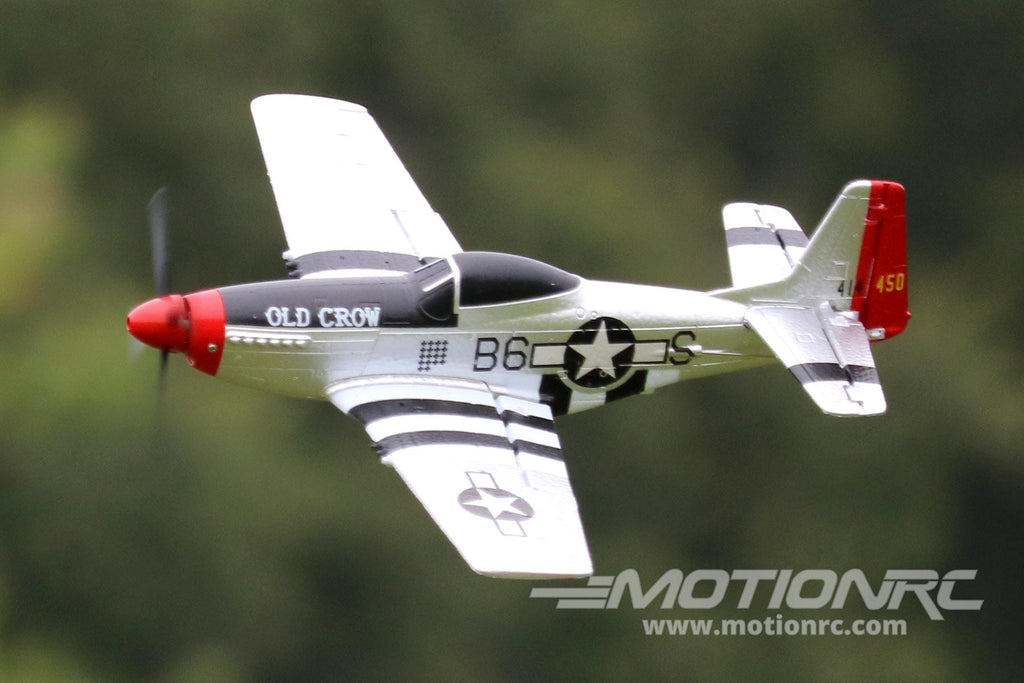 Skynetic P-51D Mustang "Old Crow" EPP with Gyro 400mm (15.7") Wingspan - FTR SKY1055-002