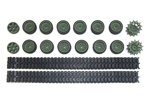 Tongde 1/16 Scale French Leclerc Plastic Tracks, Sprockets, Drive Wheels, and Road Wheels Set TDE1011-106