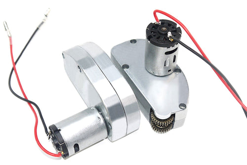 Tongde 1/16 Scale Metal Gearbox with Steel Gears and Motors (Right/Left) for M24 and M109A2 TDEMX002