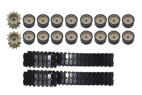 Tongde 1/16 Scale US M1A2 SEP Tusk II Plastic Tracks, Sprockets, Drive Wheels, and Road Wheels Set TDE1008-106