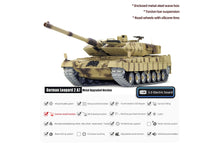 Load image into Gallery viewer, Tongde German Leopard 2A7 Professional Edition 1/16 Scale Battle Tank - RTR TDE1010-002
