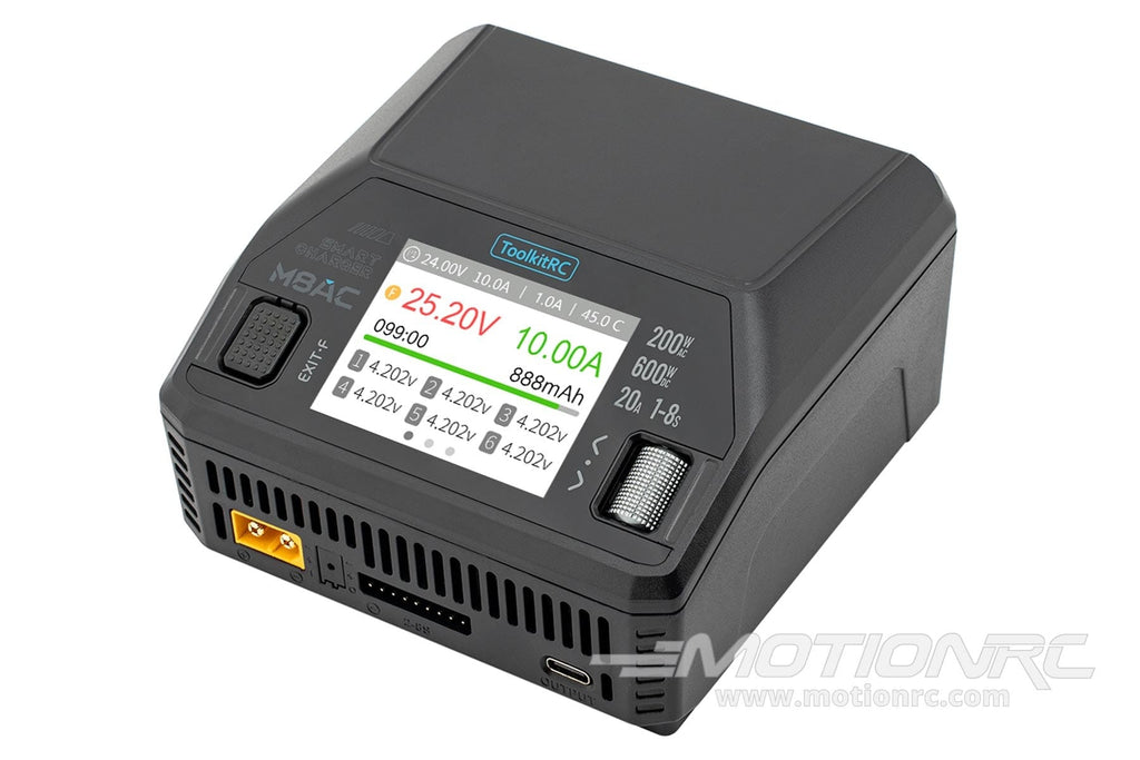 ToolkitRC M8AC 600W 8 Cell (8S) LiPo AC/DC Multifunction Battery Charger TK14000EU