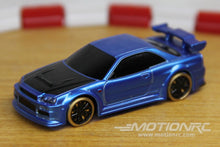 Load image into Gallery viewer, Turbo Racing Drift Car Blue 1/76 Scale 2WD with Gyro - RTR TBRC64B
