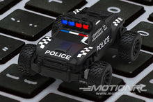 Load image into Gallery viewer, Turbo Racing Police Truck Black 1/76 Scale 2WD - RTR TBRC82
