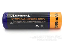 Lade das Bild in den Galerie-Viewer, Admiral 1.2V 2600mAh NiMH AA Rechargeable Batteries (4 Pack) ADM6025-001
