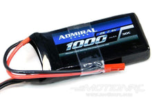 Load image into Gallery viewer, Admiral 1000mAh 2S 7.4V 30C LiPo Battery with JST Connector EPR10002J
