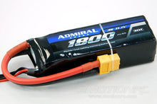 Lade das Bild in den Galerie-Viewer, Admiral 1800mAh 3S 11.1V 30C LiPo Battery with XT60 Connector EPR18003X6
