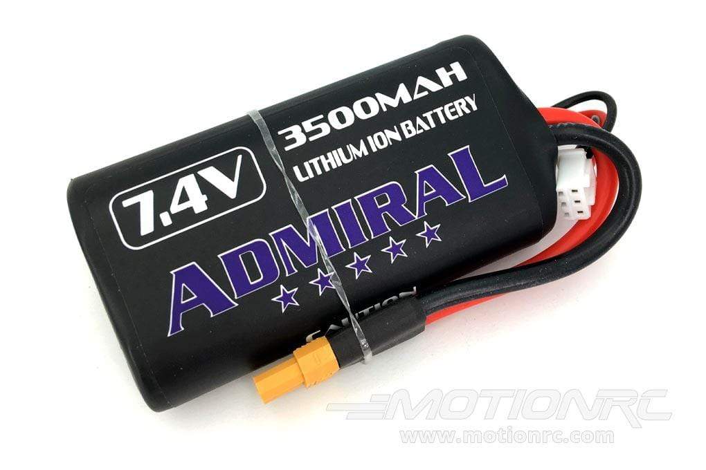 Admiral 3500mAh 2S 7.4V Li-ion Battery with XT30 Connector